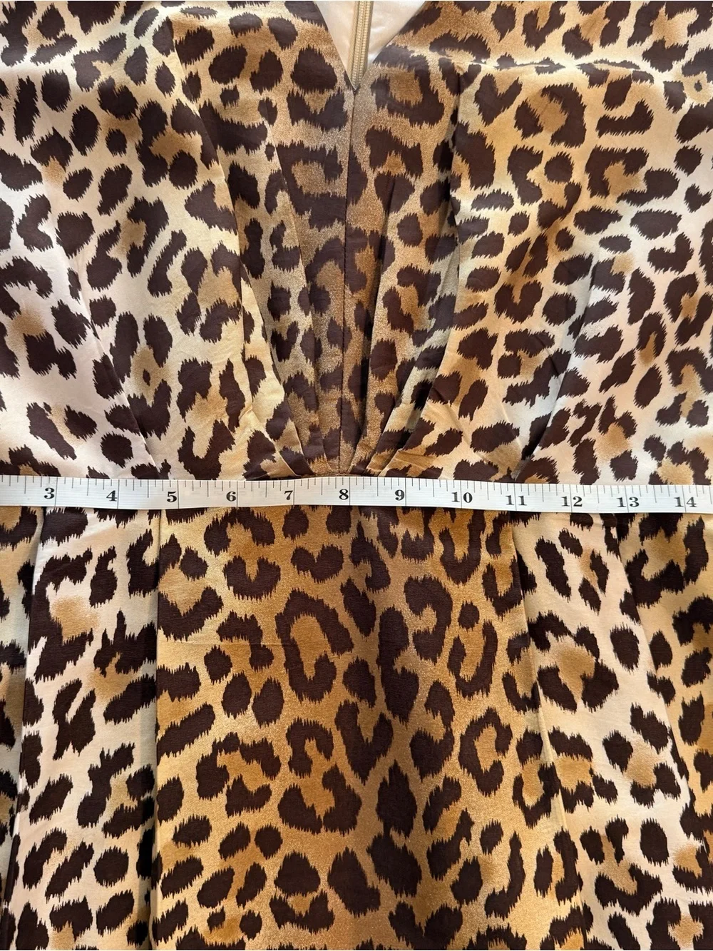 Kate Spade Brown Gold Leopard Print Dress